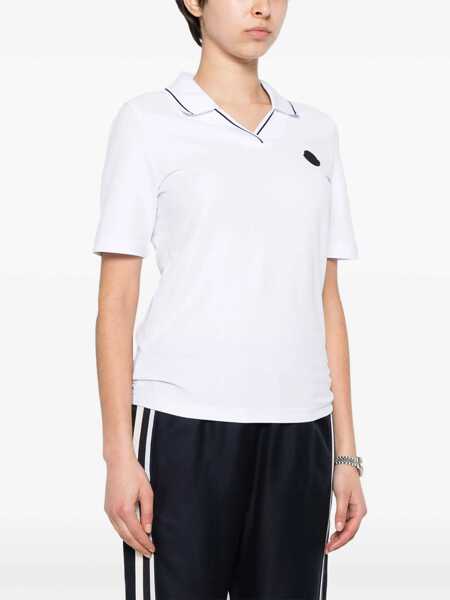 Tricouri Polo Moncler Pacth Polo WHITE Femei (BM 16867610) 3