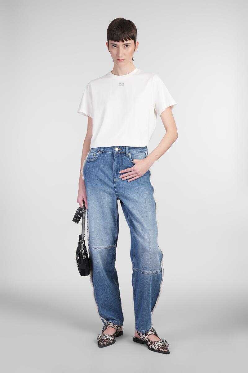 Blugi Ganni Ganni Jeans BLUE Femei (BM 16867829) 2