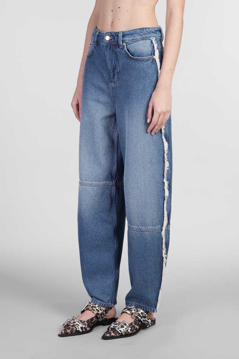 Blugi Ganni Ganni Jeans BLUE Femei (BM 16867829) 4