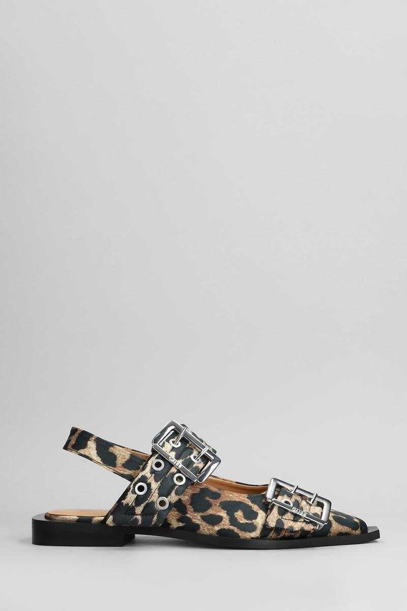 Balerini Ganni Ganni Ballet Flats Multicolor Femei (BM 16867847) 1