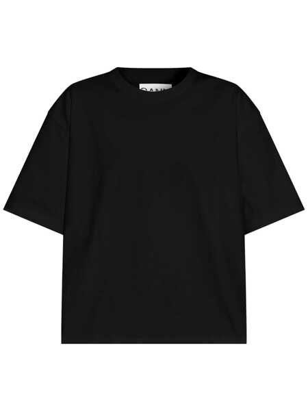 Tricouri Ganni Ganni T-Shirt Black Femei (BM 16867850) 1