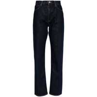 Blugi Blue Jeans With Belt Loops And Logo Patch On The Rear In Denim Woman Femei