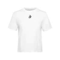 Tricouri JW Anderson 'Anchor Embroidery Pannelled Cropped' T-Shirt  Femei