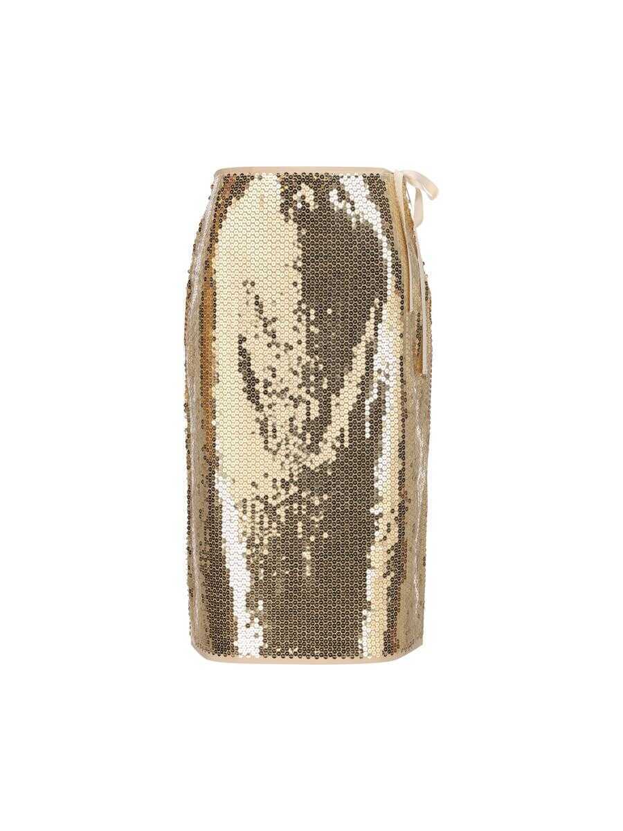 Fuste Prada Prada Skirts GOLD Femei (BM 16871429) 1