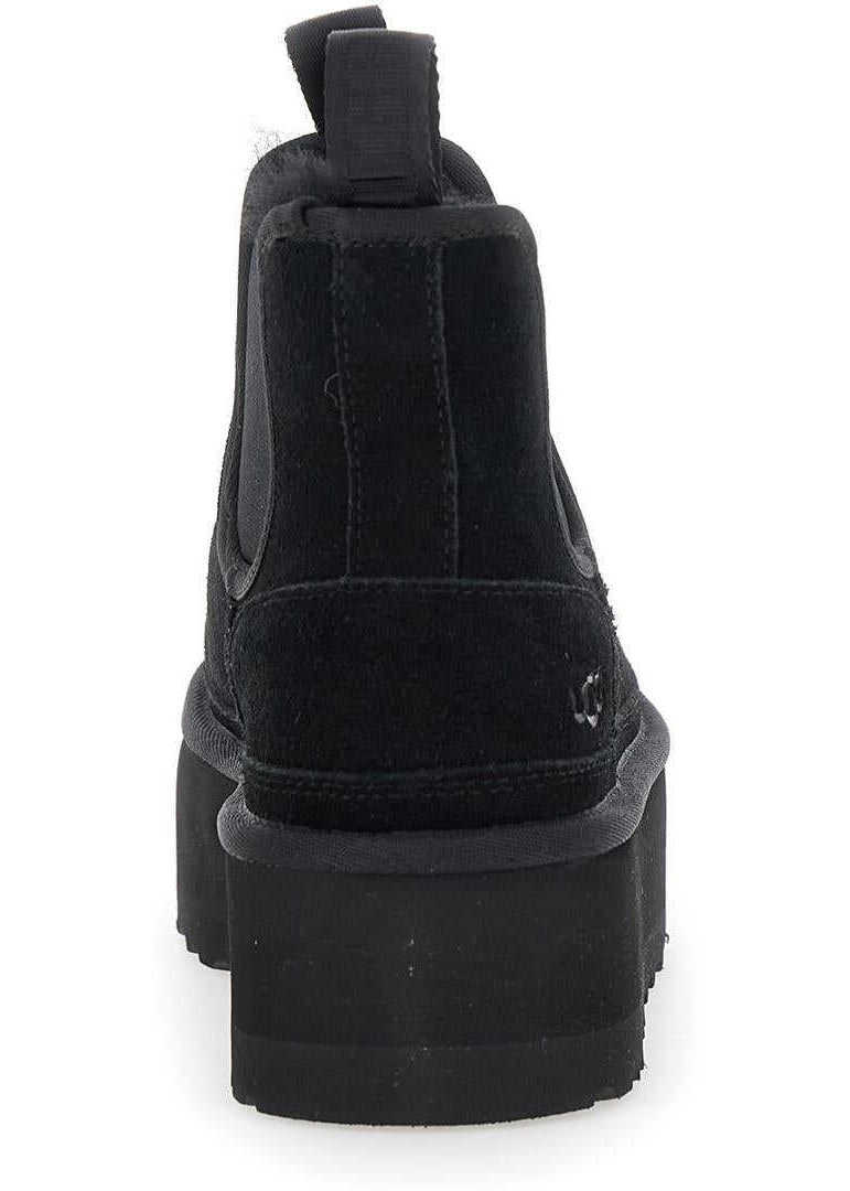 Bocanci UGG Neumel Black Ankle Boots With Platform In Suede Leather Black Femei (BM 16872435) 4