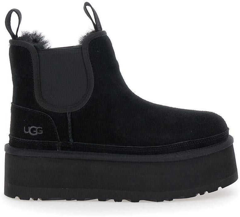 Bocanci UGG Neumel Black Ankle Boots With Platform In Suede Leather Black Femei (BM 16872435) 1