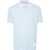 Thom Browne Polo Shirt whit iconic bands LIGHT BLUE