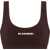 Jil Sander Logo Bikini Top BROWN