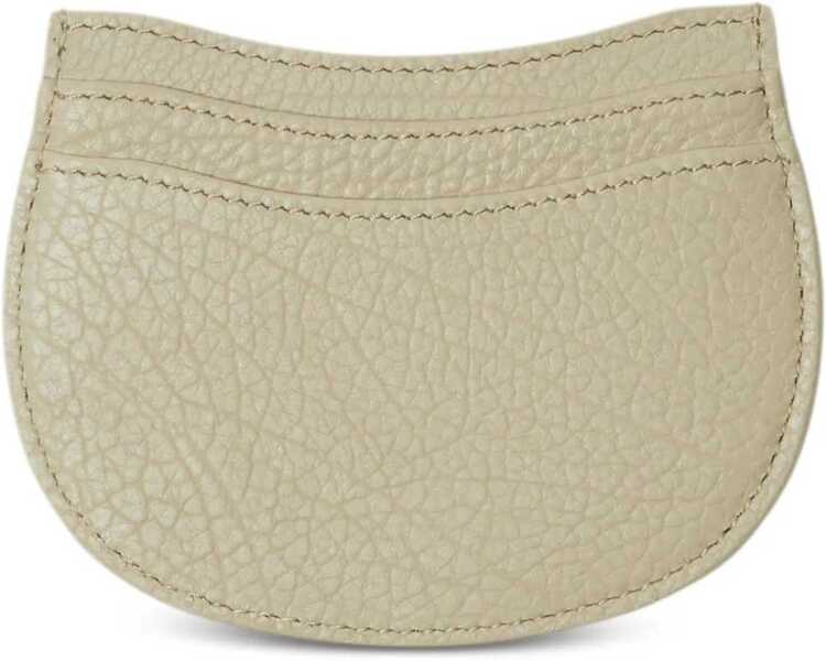 Portofele Burberry Textured Leather Rocking Horse Card Holder Beige Femei (BM 16873026) 2