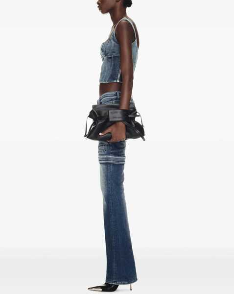 Genti de mana Off-White Solid Color Leather Clutch Black Femei (BM 16873053) 2