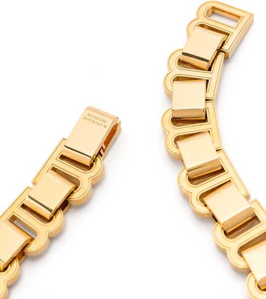 Coliere Balenciaga Golden Effect Brass Necklace With Bb Monogram Gold Femei (BM 16873209) 3