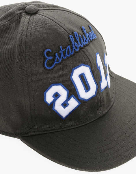 Caciuli Off-White Embroidered Cotton Twill Cap Brown Barbati (BM 16873248) 3