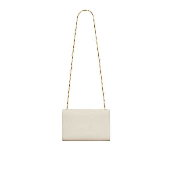Genti de mana Saint Laurent Saint Laurent Kate Medium Shoulder Bag White Femei (BM 16873544) 3