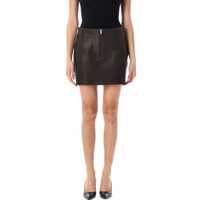 Fuste Remain Birger Christensen Bonded Leather Skirt Femei