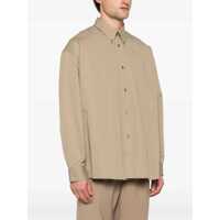Camasi STUDIO NICHOLSON pentru Barbati - Camasi STUDIO NICHOLSON Studio Nicholson Ruskin Technical Twill Shirt PARCEL BEIGE Barbati (BM 16874648) - B-mall.ro