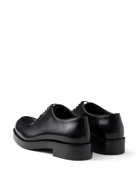 Pantofi eleganti Prada Prada Leather Lace-Up Shoes Black Barbati (BM 16874687) 3