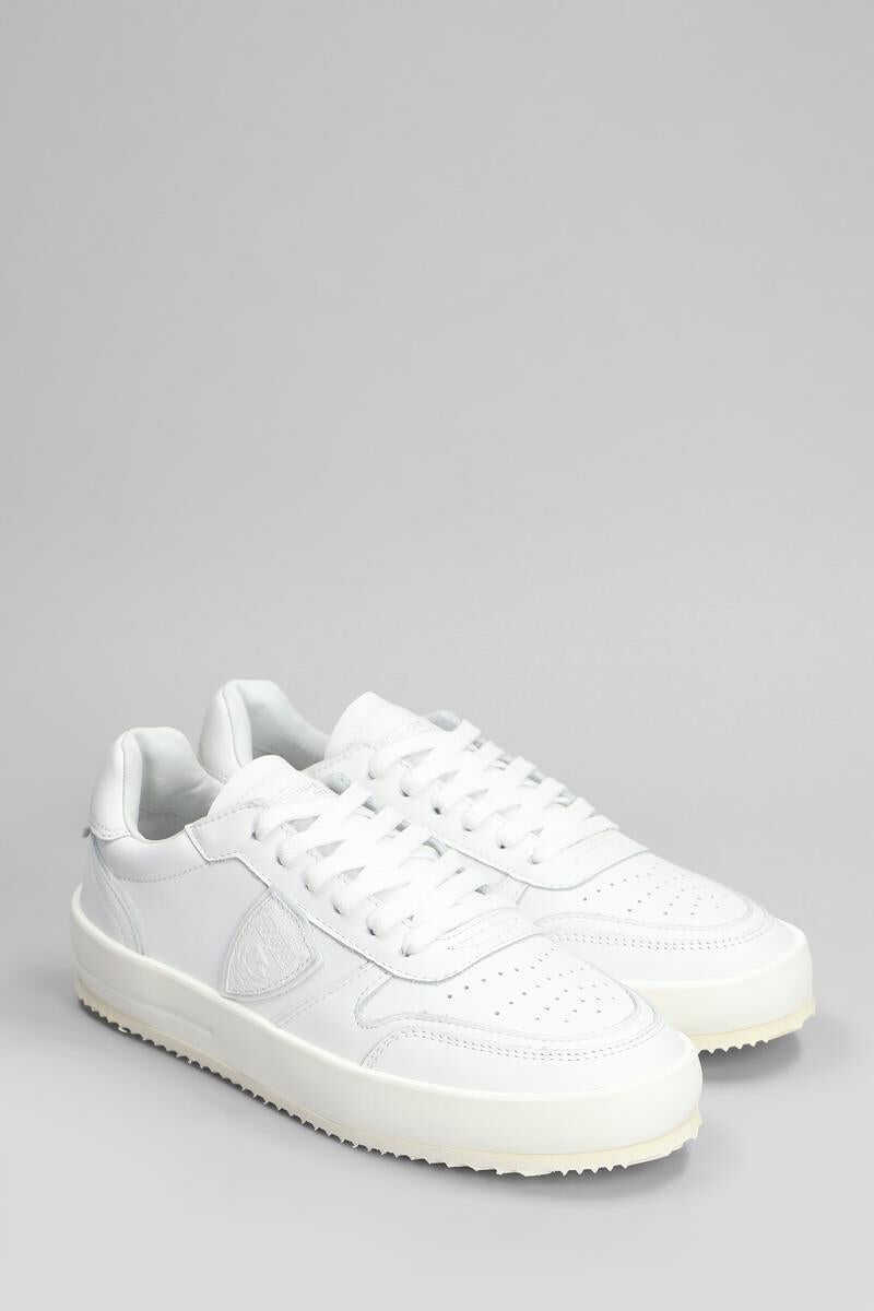 Sneakers Philippe Model Philippe Model Nice Low Sneakers WHITE Femei (BM 16874864) 2