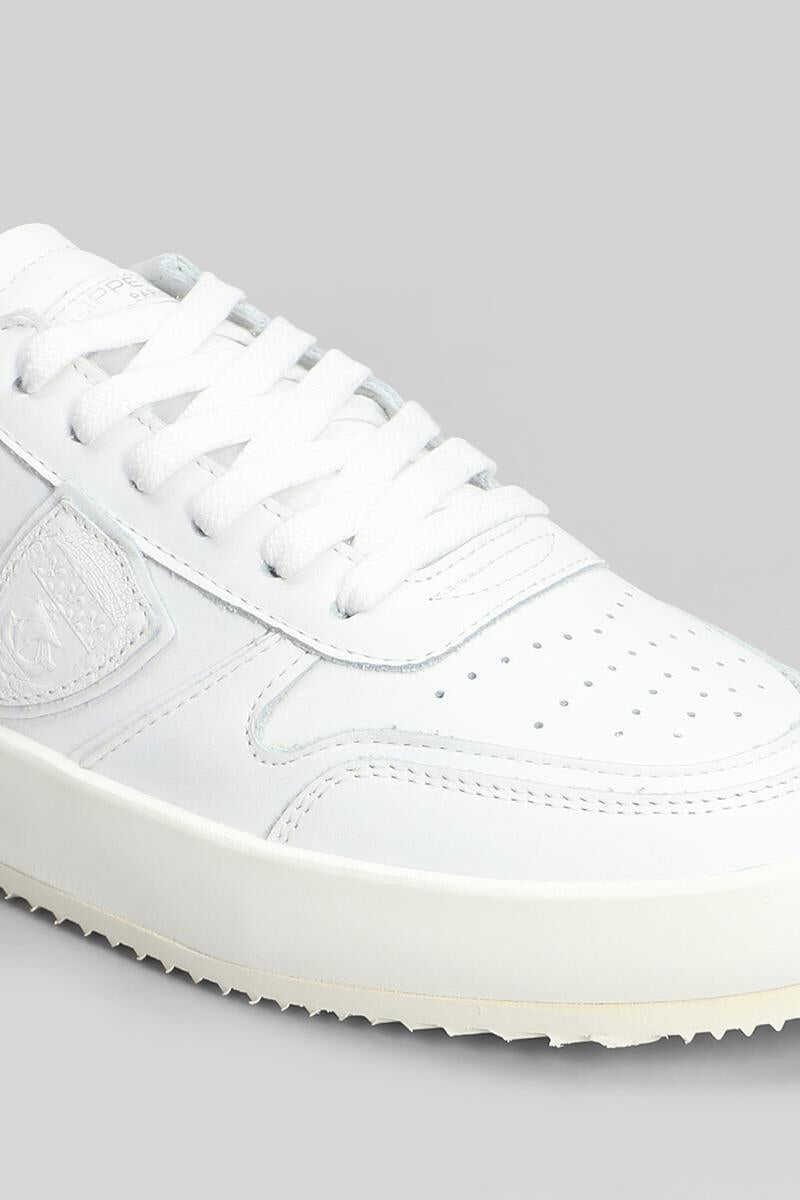 Sneakers Philippe Model Philippe Model Nice Low Sneakers WHITE Femei (BM 16874864) 5