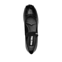 Balerini Miu Miu Dama - Balerini Miu Miu Miu Miu Logo-Intarsia Ballet Flats Black Femei (BM 16874963) - B-mall.ro