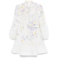 Rochii Zimmermann Crush Linen Mini Dress Femei