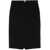 Elisabetta Franchi Elisabetta Franchi Satin-Trim Crepe Midi Skirt Black