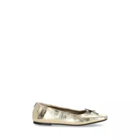 Balerini Golden Goose Amy With Zip Laminated Wrinkled Leather Upper Femei