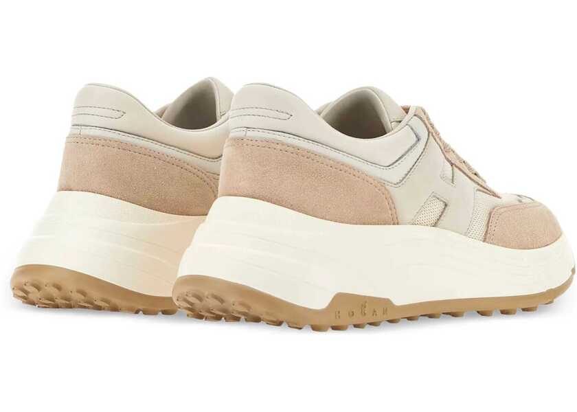 Sneakers Hogan Leather Sneaker BEIGE Femei (BM 16877976) 3
