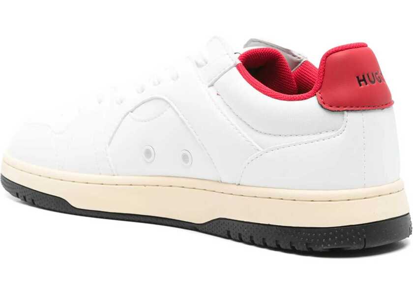 Sneakers Hugo Boss Leather Sneaker WHITE Barbati (BM 16878003) 3