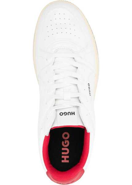 Sneakers Hugo Boss Leather Sneaker WHITE Barbati (BM 16878003) 4