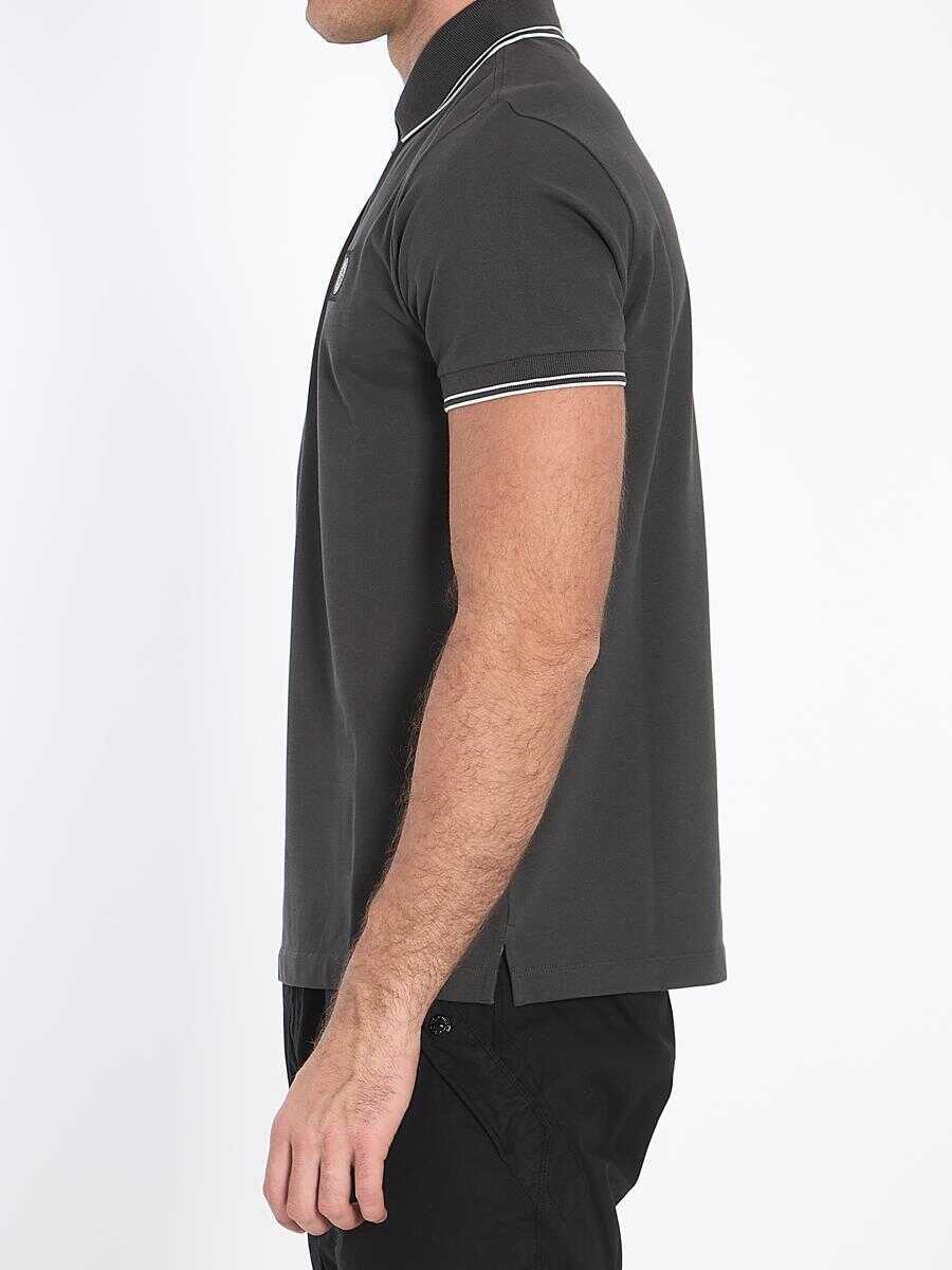 Tricouri Polo Stone Island Polo Shirt In Piqu Cotton GREY Barbati (BM 16879496) 3