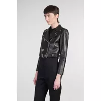 Geci biker Alexander McQueen Dama - Geci biker Alexander McQueen Alexander McQueen Biker Jacket Black Femei (BM 16879586) - B-mall.ro