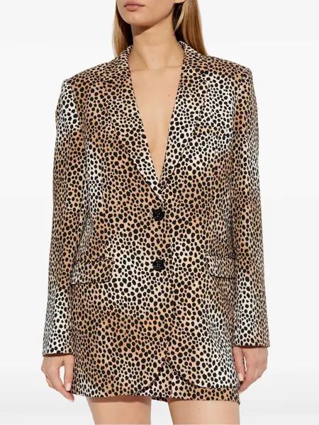 Sacouri Michael Kors Michael Kors Single-Breasted Two-Button Blazer MULTICOLOR Femei (BM 16882118) 3