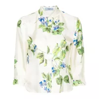 Camasi Prada Floral-Print Shirt Femei