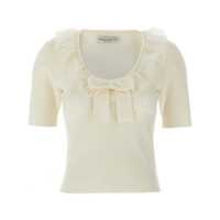 Tricouri Alessandra Rich Ruffle T-Shirt Femei