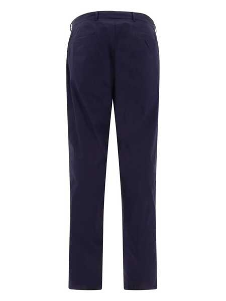 Pantaloni Prada Prada Poplin Cotton Trousers BLUE Barbati (BM 16894136) 2