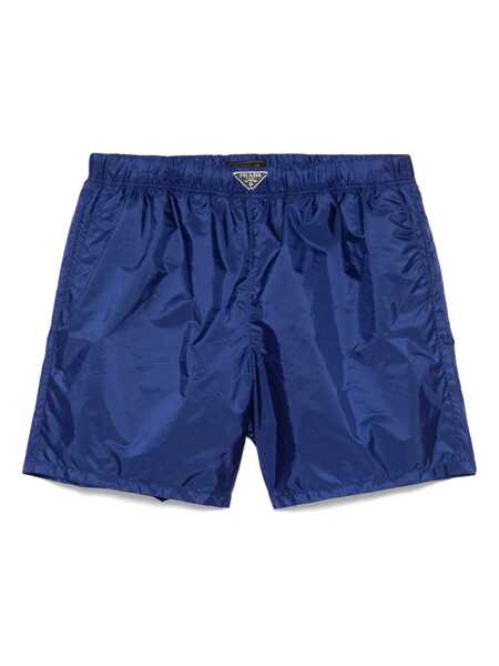 Sorturi de baie Prada Prada Nylon Swim Shorts BLUE Barbati (BM 16894469) 1