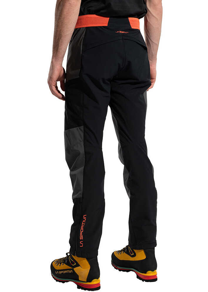 Pantaloni snowboard La Sportiva Ikarus Pant M Carbon/Cherry Tomato Grey Barbati (BM 16896492) 4