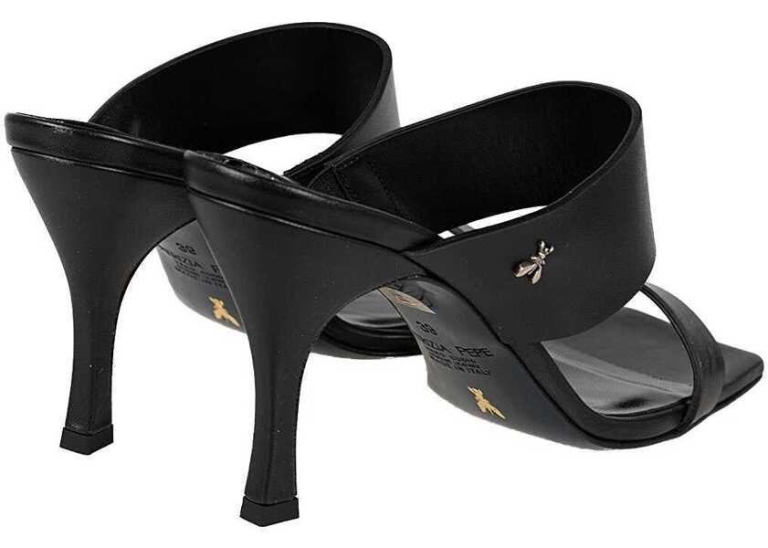 Papuci Patrizia Pepe 8X0048 Czarny Femei (BM 16896585) 4