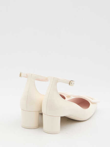 Pantofi cu toc Roger Vivier Ankle Strap Pumps CREAM Femei (BM 16896681) 3