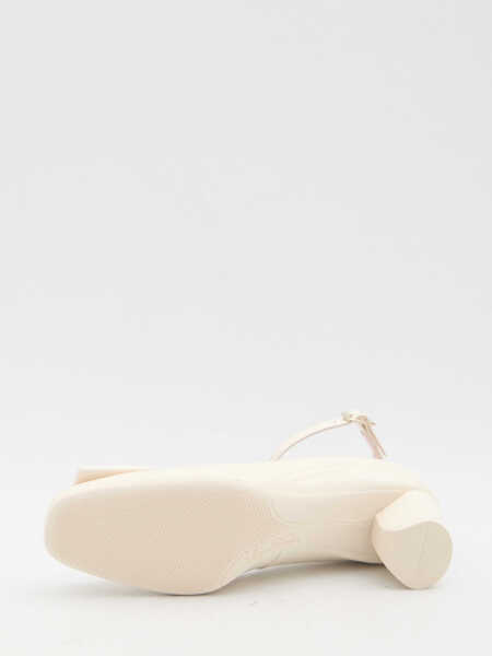 Pantofi cu toc Roger Vivier Ankle Strap Pumps CREAM Femei (BM 16896681) 4