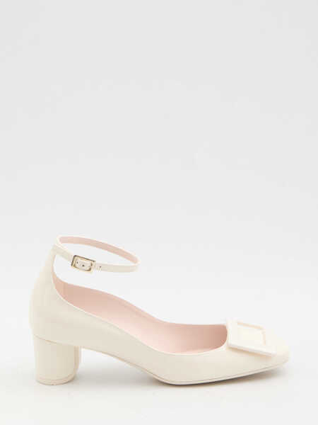 Pantofi cu toc Roger Vivier Ankle Strap Pumps CREAM Femei (BM 16896681) 1