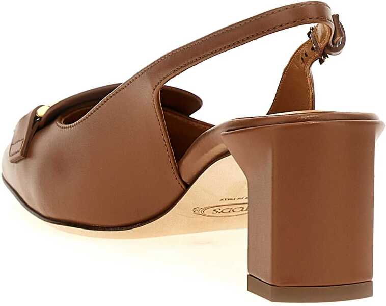 Pantofi cu toc TODS Slingback Pumps BROWN Femei (BM 16896693) 2