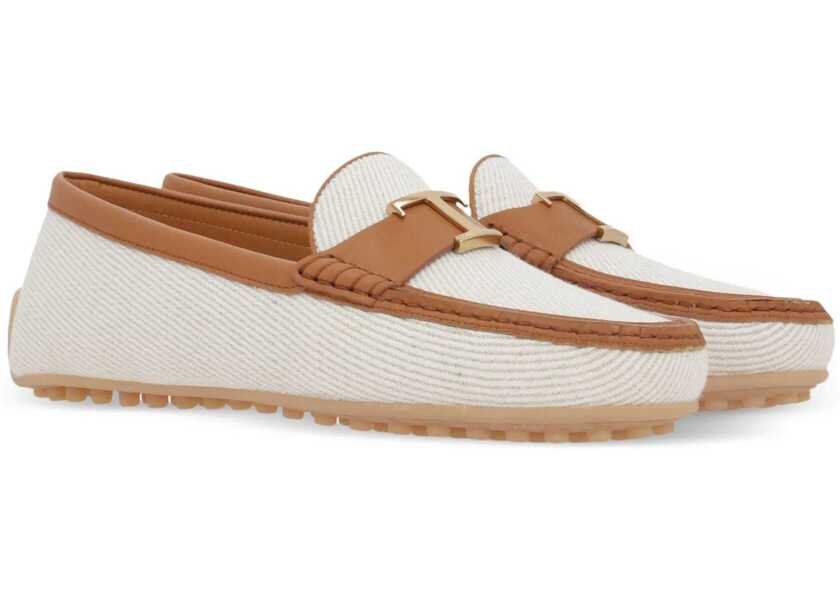 Mocasini TODS City Gommino Moccasins WHITE Femei (BM 16896711) 2