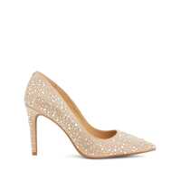 Sandale cu toc MICHAEL KORS ALINA FLEX GOLD PUMPS Femei