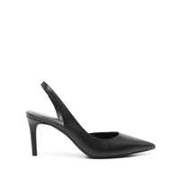 Sandale cu toc MICHAEL KORS ALINA FLEX BLACK SLINGBACK PUMPS Femei