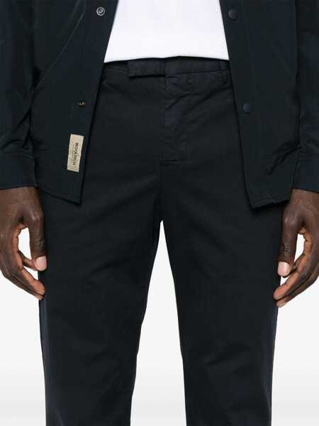 Pantaloni casual PT TORINO Trousers - MASTER, Flat Front, Diagonal Pockets, Flap Back Pockets, Finished Blue Barbati (BM 16897304) 5