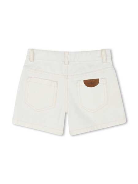 Pantaloni scurti Chloe SHORTS White Fete (BM 16897358) 2