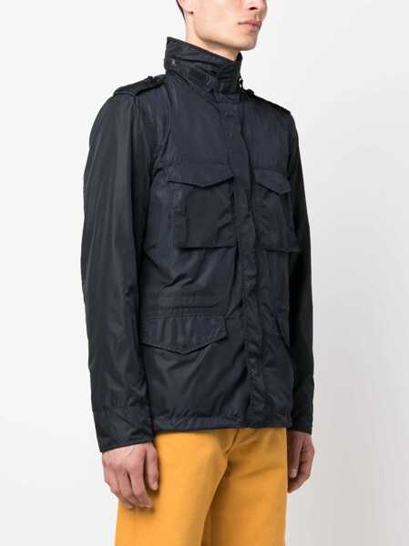 Jachete Aspesi MINIFIELD VENTO JACKET Blue Barbati (BM 16897415) 3