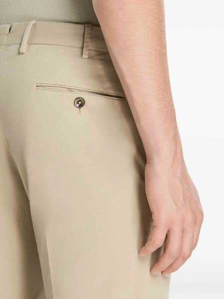 Pantaloni casual PT TORINO Trousers - SLIM, Flat Front, Diagonal Pockets Gray Barbati (BM 16897721) 5