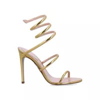 Pantofi cu toc René Caovilla Cleo Metallic Sandal Femei